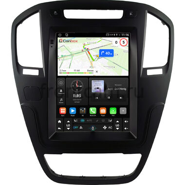 Opel Insignia 2008-2013 (черная) Canbox (Tesla style) 9.7 дюймов 2/32 GT096-1312-50 на Android 10 (QLed, DSP, CarPlay)