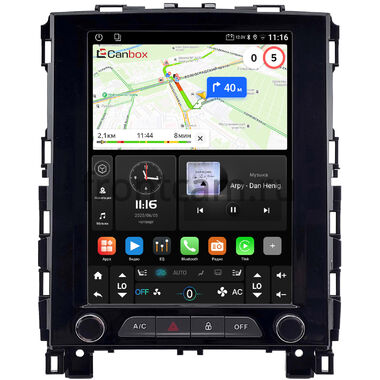 Renault Koleos 2, Megane 4 2016-2024 Canbox (Tesla style) 9.7 дюймов 2/32 GT096-1312-70 на Android 10 (QLed, DSP, CarPlay)