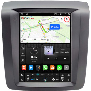 Toyota Alphard 2005-2008 Canbox (Tesla style) 9.7 дюймов 4/64 GTR096-1312-88 на Android 10 (QLed, DSP, CarPlay)