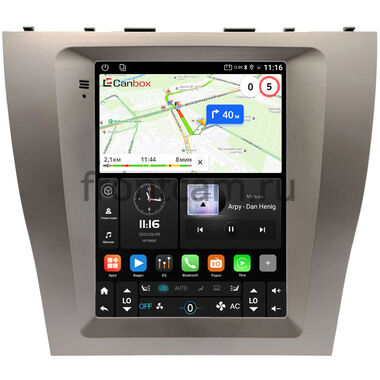 Toyota Camry XV40 2006-2011 (с климат-контролем) Canbox (Tesla style) 9.7 дюймов 4/64 GTR096-1312-95 на Android 10 (QLed, DSP, CarPlay)