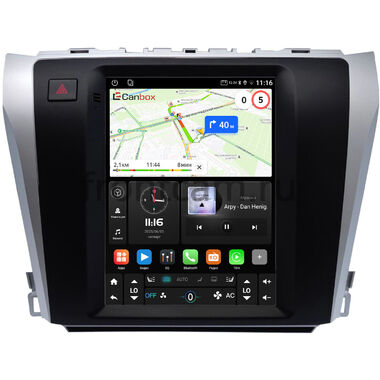 Toyota Camry XV50 2011-2014 Canbox (Tesla style) 9.7 дюймов 2/32 GT096-1312-96 на Android 10 (QLed, DSP, CarPlay)