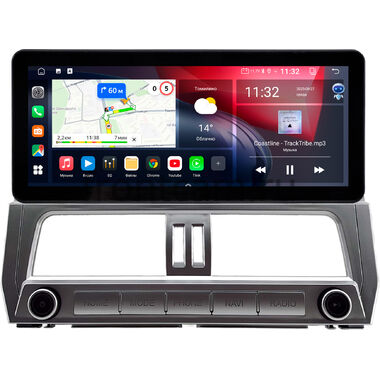 Toyota Land Cruiser Prado 150 2017-2024 (Тип 2) 12.3 дюйма Canbox GT1231-0298 на Android 10 (CarPlay, 2/32, DSP, QLed) Audi Style