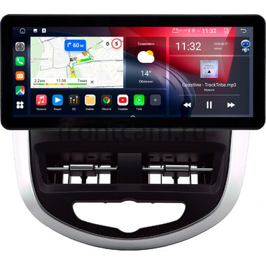 Hyundai Solaris, Accent 4 2010-2019 12.3 дюйма Canbox GT1231-0502 на Android 10 (CarPlay, 2/32, DSP, QLed) Audi Style