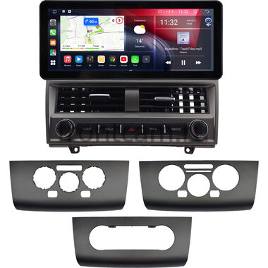Nissan Tiida 2004-2013 (Тип 2, цвет графит) 12.3 дюйма Canbox GTR1231-0582 на Android 10 (CarPlay, 4/64, DSP, QLed) Audi Style