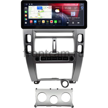 Hyundai Tucson 2004-2010 (серебрянная) 12.3 дюйма Canbox GT1231-0586 на Android 10 (CarPlay, 2/32, DSP, QLed) Audi Style
