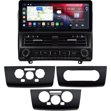 Nissan Tiida 2004-2013 (Тип 2, цвет черный) 12.3 дюйма Canbox GT1231-0592 на Android 10 (CarPlay, 2/32, DSP, QLed) Audi Style
