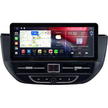 Hyundai Tucson 3 2015-2018 (черная, левый руль) 12.3 дюйма Canbox GTR1231-0970 на Android 10 (CarPlay, 4/64, DSP, QLed) Audi Style