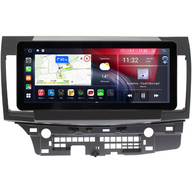 Mitsubishi Lancer 10 2007-2017 (для авто с Rockford) 12.3 дюйма Canbox GT1231-1047 на Android 10 (CarPlay, 2/32, DSP, QLed) Audi Style