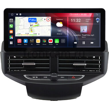 Ford Fiesta (Mk6) 2008-2019 (черная) 12.3 дюйма Canbox GTR1231-1539 на Android 10 (CarPlay, 4/64, DSP, QLed) Audi Style