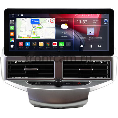 Ford Fiesta (Mk6) 2008-2019 (серебряная) 12.3 дюйма Canbox GTR1231-1553 на Android 10 (CarPlay, 4/64, DSP, QLed) Audi Style