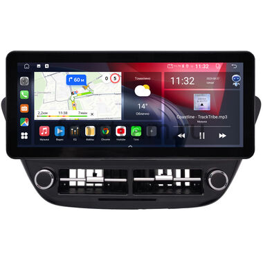 Hyundai Solaris 2 2017-2020 (черная глянцевая) 12.3 дюйма Canbox GT1231-1582 на Android 10 (CarPlay, 2/32, DSP, QLed) Audi Style