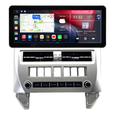 Volkswagen Polo 4 2001-2009 (серебряная) 12.3 дюйма Canbox GT1231-1596 на Android 10 (CarPlay, 2/32, DSP, QLed) Audi Style