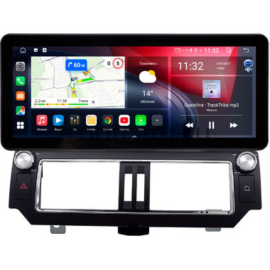 Toyota Land Cruiser Prado 150 2013-2017 (Тип 1) 12.3 дюйма Canbox GT1231-3047 на Android 10 (CarPlay, 2/32, DSP, QLed) Audi Style