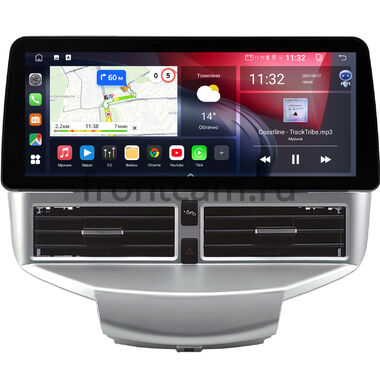 Ford Fiesta (Mk6) 2008-2019 (серебристая) 12.3 дюйма Canbox GT1233-0031 на Android 10 (CarPlay, 2/32, DSP, QLed) BMW Style
