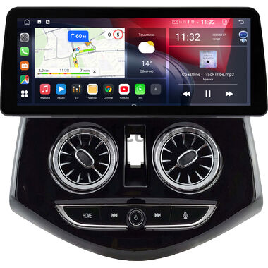 Daewoo Matiz Creative (M300) 2009-2011 (глянцевая) 12.3 дюйма Canbox GTR1233-0312 на Android 10 (CarPlay, 4/64, DSP, QLed) BMW Style