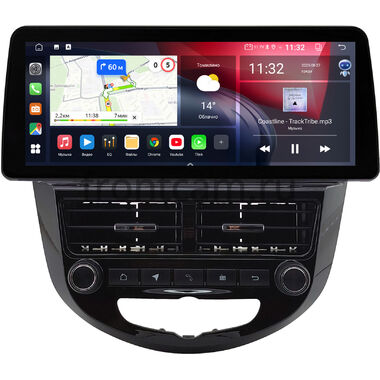 Hyundai Solaris, Accent 4 2010-2019 12.3 дюйма Canbox GTR1233-0545 на Android 10 (CarPlay, 4/64, DSP, QLed) BMW Style