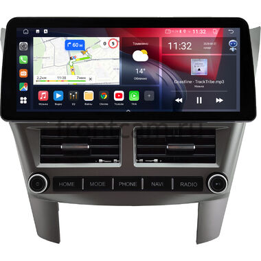 Subaru Legacy 5, Outback 4 2009-2014 (серебро, левый руль) 12.3 дюйма Canbox GTR1233-0732 на Android 10 (CarPlay, 4/64, DSP, QLed) BMW Style