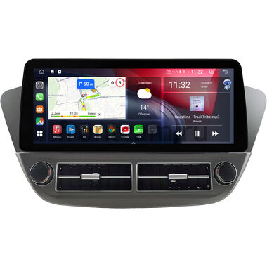 Hyundai Solaris 2 2017-2024 (серая) 12.3 дюйма Canbox GTR1233-0979 на Android 10 (CarPlay, 4/64, DSP, QLed) BMW Style