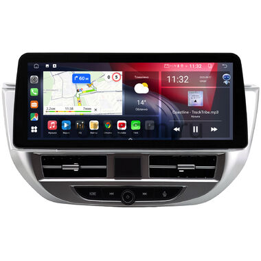 Hyundai Tucson 3 2015-2018 (серебряная, левый руль) 12.3 дюйма Canbox GT1233-1541 на Android 10 (CarPlay, 2/32, DSP, QLed) BMW Style