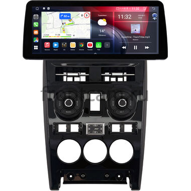 Lada Priora 2007-2013 (черная, глянцевая) 12.3 дюйма Canbox GT1233-1632 на Android 10 (CarPlay, 2/32, DSP, QLed) BMW Style