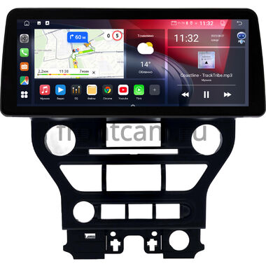 Ford Mustang 6 2014-2023 12.3 дюйма Canbox GT1233-2288 на Android 10 (CarPlay, 2/32, DSP, QLed) BMW Style