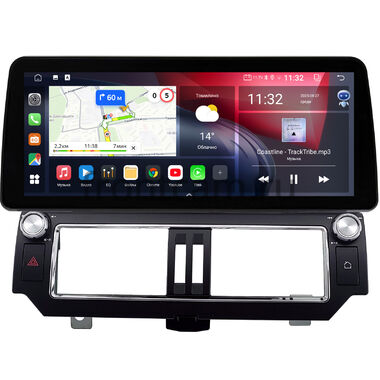Toyota Land Cruiser Prado 150 2013-2017 (Тип 1) 12.3 дюйма Canbox GT1233-3047 на Android 10 (CarPlay, 2/32, DSP, QLed) BMW Style