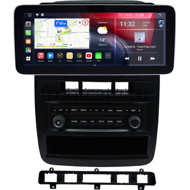 Volkswagen Touareg 2 NF 2010-2014 (для RCD 550, без обогрева руля и переднего стекла) 12.3 дюйма Canbox GT1232-0241 на Android 10 (CarPlay, 2/32, DSP, QLed) Mercedes Style