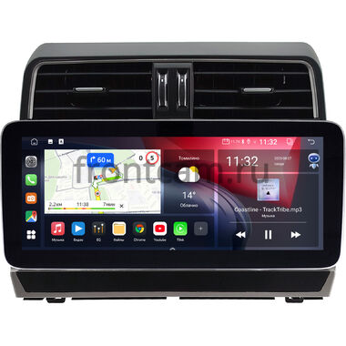 Toyota Land Cruiser Prado 150 2017-2024 12.3 дюйма Canbox GT1232-0636 на Android 10 (CarPlay, 2/32, DSP, QLed) Mercedes Style
