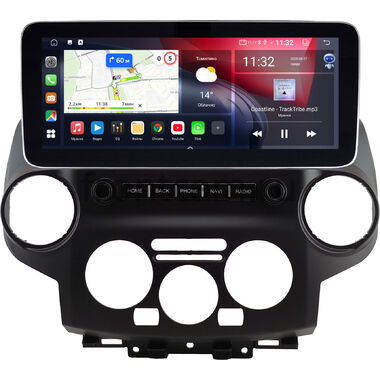 Nissan NV200 2009-2026 (черная) 12.3 дюйма Canbox GTR1232-0812 на Android 10 (CarPlay, 4/64, DSP, QLed) Mercedes Style