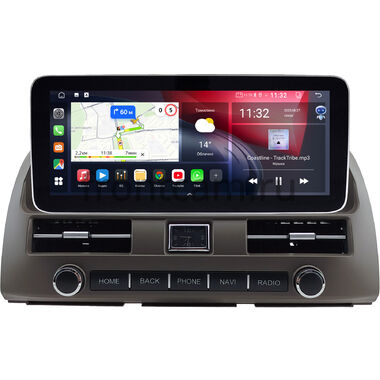 Toyota Camry XV30 2001-2006 (бежевая, с часами) 12.3 дюйма Canbox GT1232-0818 на Android 10 (CarPlay, 2/32, DSP, QLed) Mercedes Style