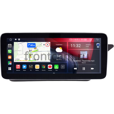 Mercedes-Benz E (w212/c207) 2009-2016 (купе, руль справа) 12.3 дюйма Canbox GT1232-0924 на Android 10 (CarPlay, 2/32, DSP, QLed) Mercedes Style