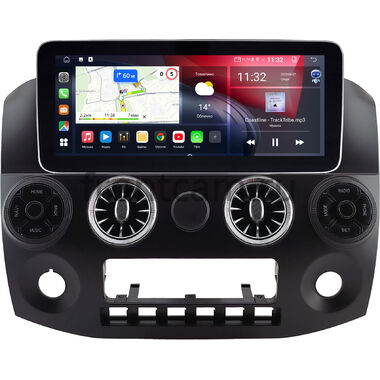 GAZ Газел Бизнес (Gazele Business) (черная, матовая) 12.3 дюйма Canbox GTR1232-1469 на Android 10 (CarPlay, 4/64, DSP, QLed) Mercedes Style