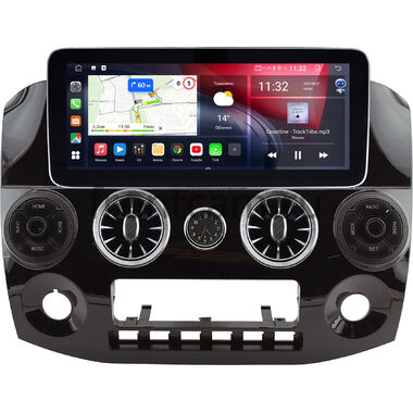 GAZ Газел Бизнес (Gazele Business) (черная, глянцевая) 12.3 дюйма Canbox GT1232-1551 на Android 10 (CarPlay, 2/32, DSP, QLed) Mercedes Style