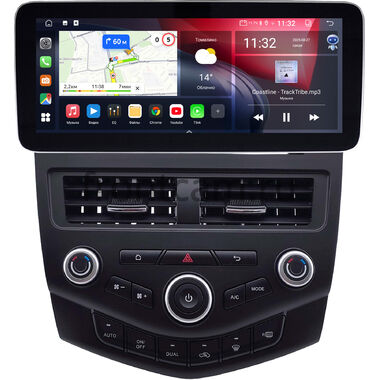 Honda Accord 7 2002-2008 12.3 дюйма Canbox GT1232-2286 на Android 10 (CarPlay, 2/32, DSP, QLed) Mercedes Style