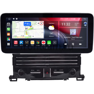 Toyota Alphard 2, Vellfire 2008-2015 (для авто без усилителя) 12.3 дюйма Canbox GTR1232-2297 на Android 10 (CarPlay, 4/64, DSP, QLed) Mercedes Style
