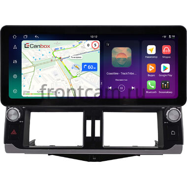 Toyota Land Cruiser Prado 150 2009-2013 (для авто с Navi и JBL Synthesis) 12.3 дюйма Canbox PRO-Line 4310-0053 на Android 13 (4G-SIM, 4/64, DSP, QLed) Audi Style