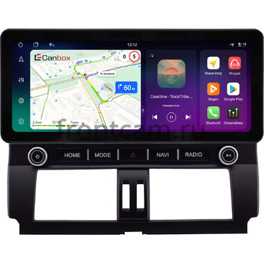 Toyota Land Cruiser Prado 150 2013-2017 (Тип 2) 12.3 дюйма Canbox PRO-Line 4311-0074 на Android 13 (4G-SIM, 6/128, DSP, QLed) Audi Style
