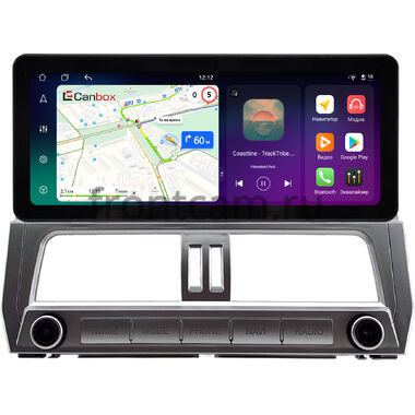 Toyota Land Cruiser Prado 150 2017-2024 (Тип 2) 12.3 дюйма Canbox PRO-Line 4313-0298 на Android 13 (4G-SIM, 12/256, DSP, QLed) Audi Style