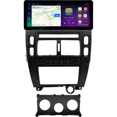 Hyundai Tucson 2004-2010 (черная) 12.3 дюйма Canbox PRO-Line 4312-0584 на Android 13 (4G-SIM, 8/256, DSP, QLed) Audi Style