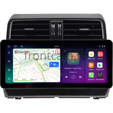 Toyota Land Cruiser Prado 150 2017-2024 12.3 дюйма Canbox H-Line 8819-0636 на Android 14 (4G-SIM, 8/128, DSP, QLed) Audi Style