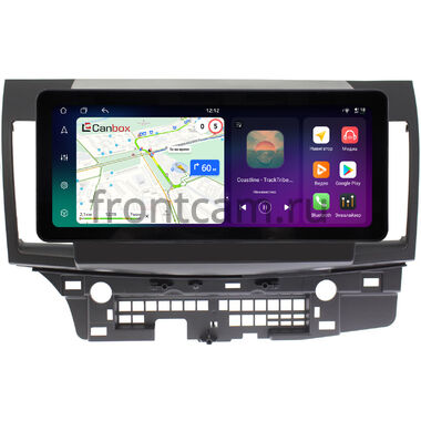 Mitsubishi Lancer 10 2007-2017 (для авто без Rockford) 12.3 дюйма Canbox PRO-Line 4312-1021 на Android 13 (4G-SIM, 8/256, DSP, QLed) Audi Style