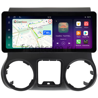 Jeep Wrangler 3 (JK) 2014-2018 12.3 дюйма Canbox PRO-Line 4312-1295 на Android 13 (4G-SIM, 8/256, DSP, QLed) Audi Style