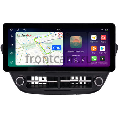 Hyundai Solaris 2 2017-2020 (черная глянцевая) 12.3 дюйма Canbox H-Line 8818-1582 на Android 14 (4G-SIM, 6/128, DSP, QLed) Audi Style