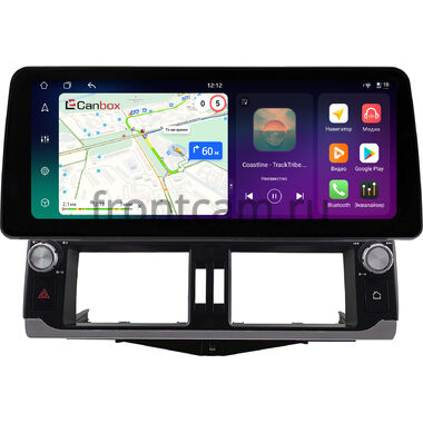 Toyota Land Cruiser Prado 150 2009-2013 (для авто с Navi и JBL Synthesis) 12.3 дюйма Canbox PRO-Line 4333-0053 на Android 13 (4G-SIM, 12/256, DSP, QLed) BMW Style