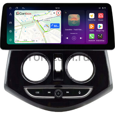 Daewoo Matiz Creative (M300) 2009-2011 (глянцевая) 12.3 дюйма Canbox PRO-Line 4333-0312 на Android 13 (4G-SIM, 12/256, DSP, QLed) BMW Style
