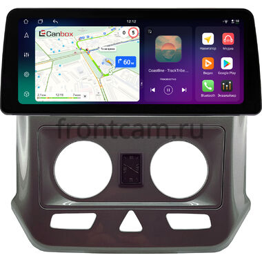 Ravon R4 2016-2020 (серая, глянцевая) 12.3 дюйма Canbox PRO-Line 4331-0517 на Android 13 (4G-SIM, 6/128, DSP, QLed) BMW Style