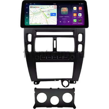 Hyundai Tucson 2004-2010 (черная) 12.3 дюйма Canbox PRO-Line 4333-0584 на Android 13 (4G-SIM, 12/256, DSP, QLed) BMW Style