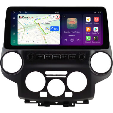 Nissan NV200 2009-2026 (черная) 12.3 дюйма Canbox H-Line 8815-0812 на Android 14 (4G-SIM, 6/128, DSP, QLed) BMW Style