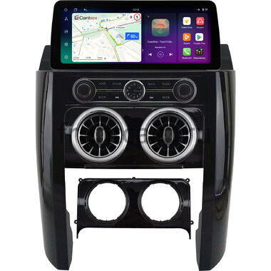 Land Rover Discovery 3 2004-2009 (черная, глянцевая) 12.3 дюйма Canbox H-Line 8810-0969 на Android 14 (4G-SIM, 8/128, DSP, QLed) BMW Style