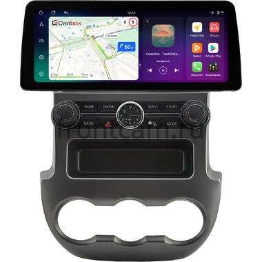 Ford Ranger 3 2011-2015 (серая) 12.3 дюйма Canbox PRO-Line 4332-0983 на Android 13 (4G-SIM, 8/256, DSP, QLed) BMW Style
